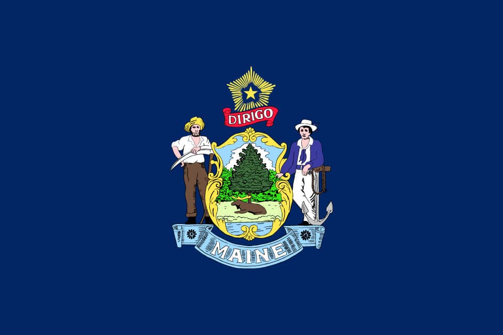 Maine flag