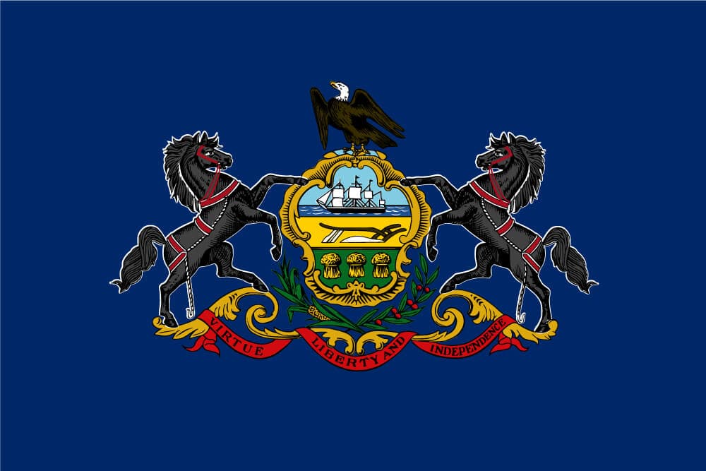 Pennsylvania flag